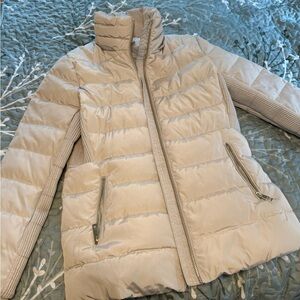 Michael Kors Beige Puffer Jacket